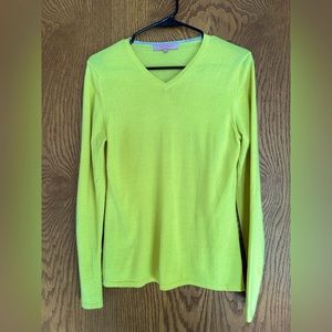 Kuhlman 100% Cashmere V-neck Sweater, Women's small